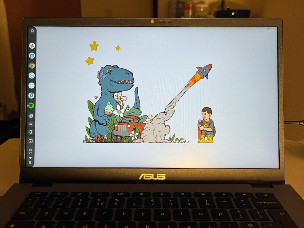 An image of Asus CX34 Chromebook Screen